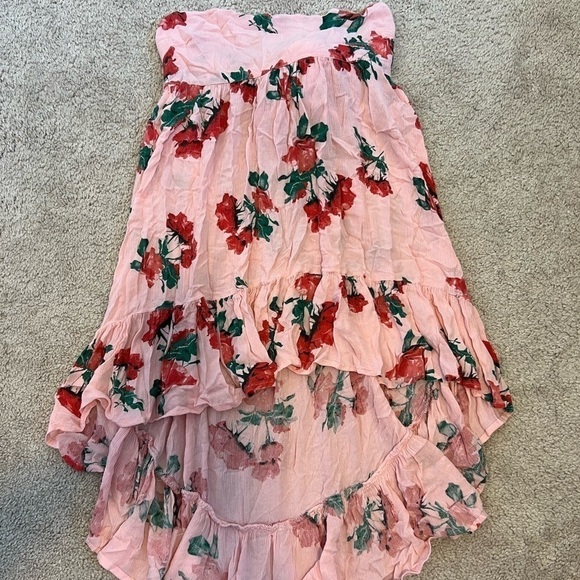 ASOS Women’s Pink Floral Flowy Top Size 6 - Picture 1 of 8